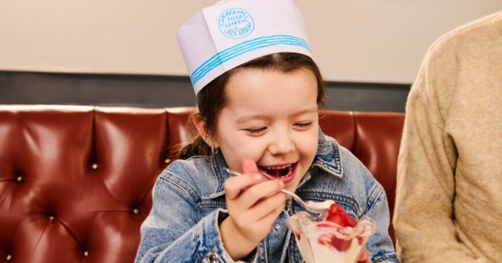 Kids eat Free Pizza Express