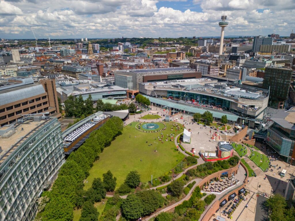 Liverpool ONE aerial